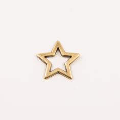 Star Outline Bronze (1.9x1.9cm)