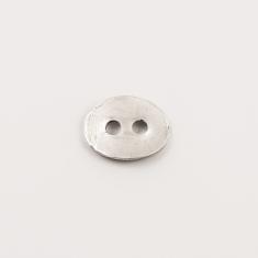 Μεταλλικό Κουμπί Ασημί (1.3x1cm)