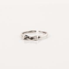 Ring Bow Silver 2.2x2cm