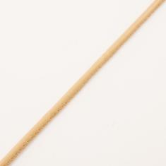 Κορδόνι Δερματίνη Μπεζ 4mm