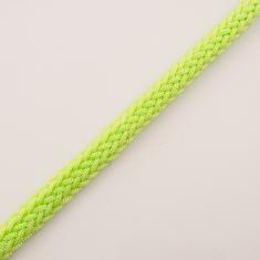 Knitted Cord Light Green Fluo 12mm