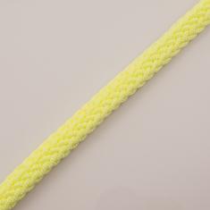 Knitted Cord Yellow Fluo 12mm