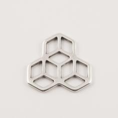 Metal Perforated Item Silver (3x3cm)