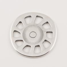 Metal Item Wheel Silver (4cm)