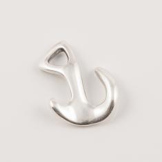 Metal Anchor Silver (3.3x2.4cm)