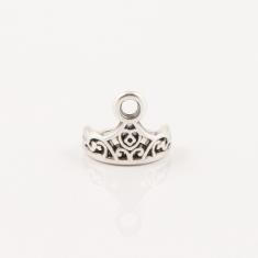 Metal Crown Silver (1.1x1cm)