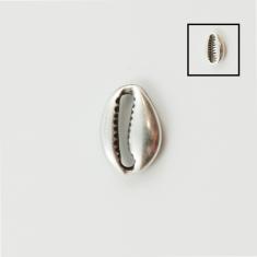 Metal Shell Silver (1.2x0.8cm)