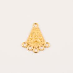 Gold Plated Item Flower (2.4x2.1cm)