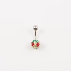 Belly Button Piercing Cherry Ivory