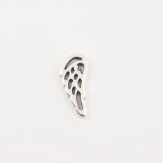 Metal "Wing" Silver (2.2x1cm)