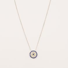 Necklace Eye with Zirgons 41cm