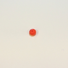 Πολυγωνική Χάντρα Πορτοκαλί (6mm)