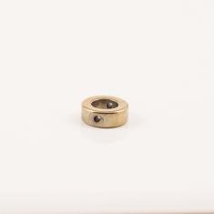 Hematite Grommet Gold (0.8cm)