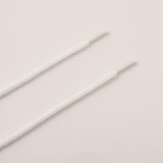 Shoe Laces Round White 180cm