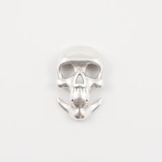 Metal Skull Silver (3.1x2cm)