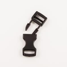 Plastic Clip Black (5.1x2.2cm)