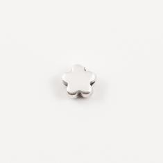 Metal Flower Silver 6x6mm