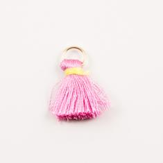 Tassel Pink with Tying Yellow 3cm