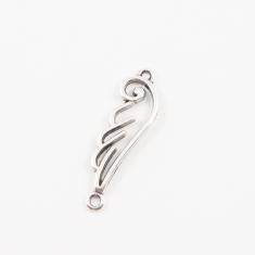 Wing Outline Silver (3.2x1cm)