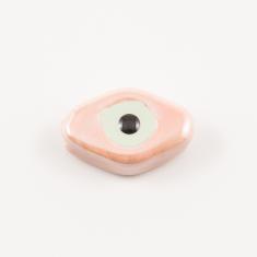 Ceramic Rhombus Eye Pink