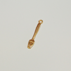 Gold Plated Metal Fork (3.3x0.3cm)