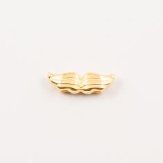 Gold Plated Angel Wings (2x0.6cm)