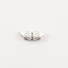 Metal Angel Wings Silver (2x0.6cm)