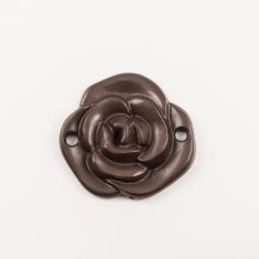 Rose Acrylic Brown (4.5cm)