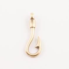 Metal Hook Bronze (3.7x1.3cm)