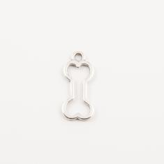 Bone Outline Silver (2.5x1.2cm)