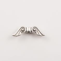 Metal Wings Silver (2.8x1cm)