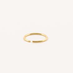 Επίχρυσο Σκουλαρίκι Ασήμι 925 (8mm)