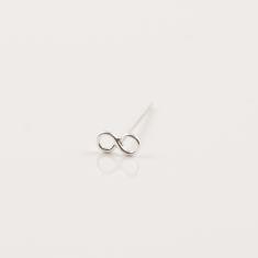 Nose Earring Silver 925 "Infinity"