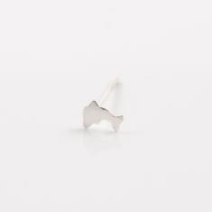 Nose Earring Silver 925 "Dolphin"