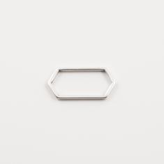 Metallic Outline Polygon (2.2x1.1cm)