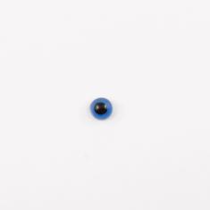Γυάλινο Μάτι Μπλε (4mm)