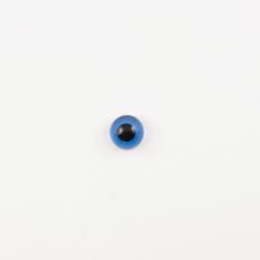 Γυάλινο Μάτι Μπλε (5mm)