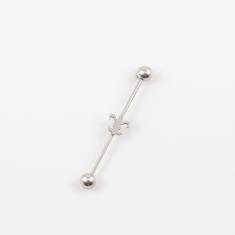 Earring Bar Silver (4.4cm)