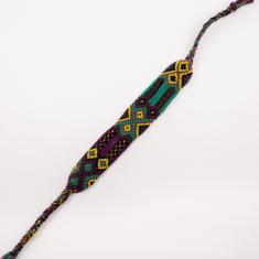 Bracelet Ethnik Purple-Teal
