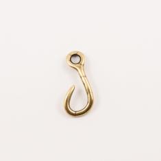 Metal Hook Bronze 4x1.8cm