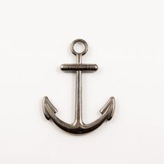 Metal Anchor Black Nickel 4x3cm