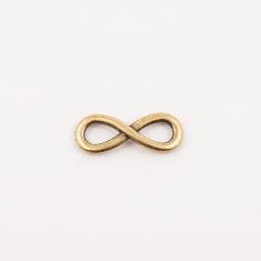 Metal "Infinity" Bronze (3x1cm)