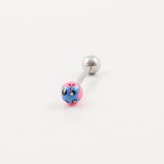 Tongue Jewelery Butterfly Pink-Blue