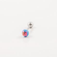 Tongue Jewelery Butterfly LightBlue-Pink