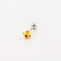 Tongue Jewelery Dots Yellow-Black