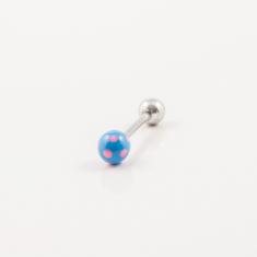 Tongue Jewelery Dots Blue-Pink