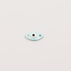 Nacre Light Blue Eye Oval (1.8x0.9cm)