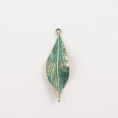 Metal Leaf Oxidized 4.8x1.6cm