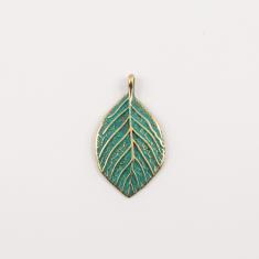 Metal Leaf Oxidized 3.6x2.1cm