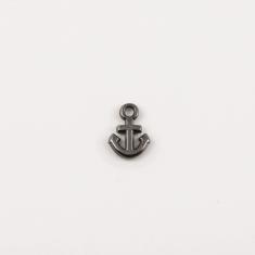 Metal Anchor Black Nickel 1.3x0.9cm